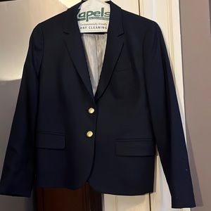Navy blue J. Crew wool blazer